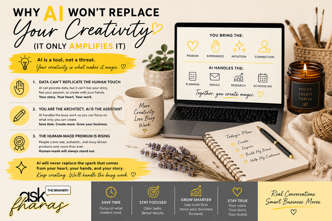 🎨 Why AI Won't Replace Your Creativity, It Only Amplifies It!