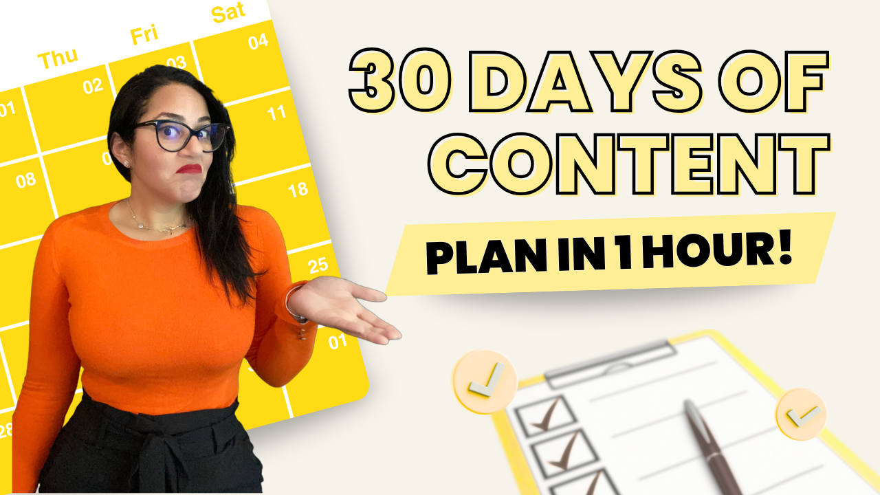 30 Days of Content